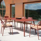 Tavolo 220x100 cm da Esterno in Alluminio di Diverse Finiture - Risplendente Viadurini
