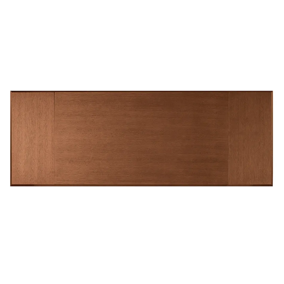 Tavolo Allungabile 160/240x90 cm Realizzato in Noce e Ferro - Nodo Viadurini