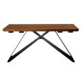 Tavolo Allungabile 160/240x90 cm Realizzato in Noce e Ferro - Nodo