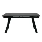 Tavolo Allungabile 160/240x90 cm Realizzato in Vetro Ceramica - Master Viadurini