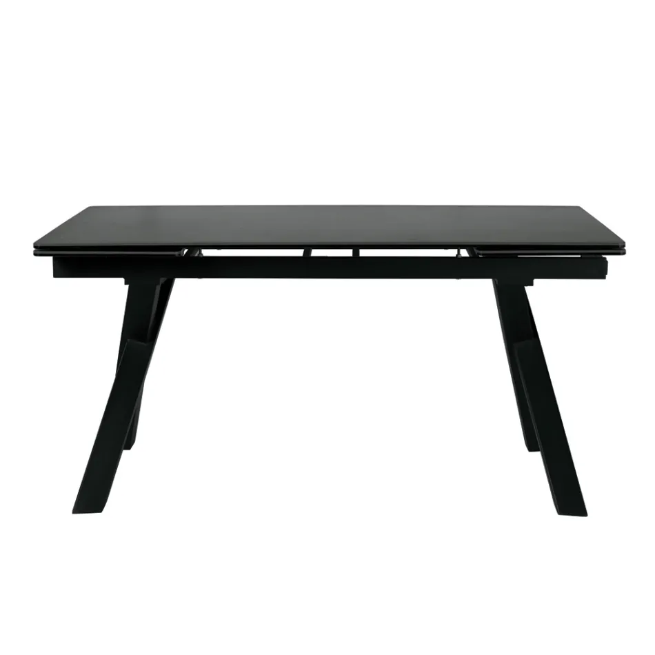 Tavolo Allungabile 160/240x90 cm Realizzato in Vetro Ceramica - Master Viadurini