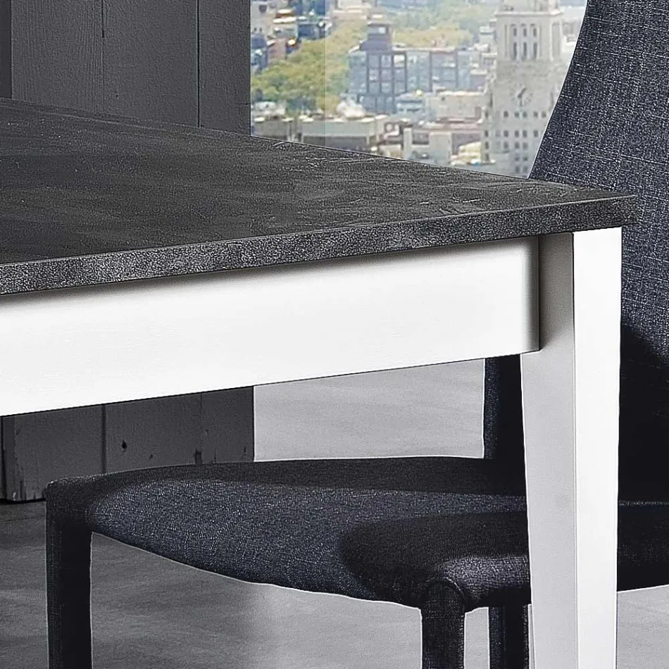 Tavolo Allungabile a 180 cm in Faggio e Melaminico Made in Italy - Otiello Viadurini