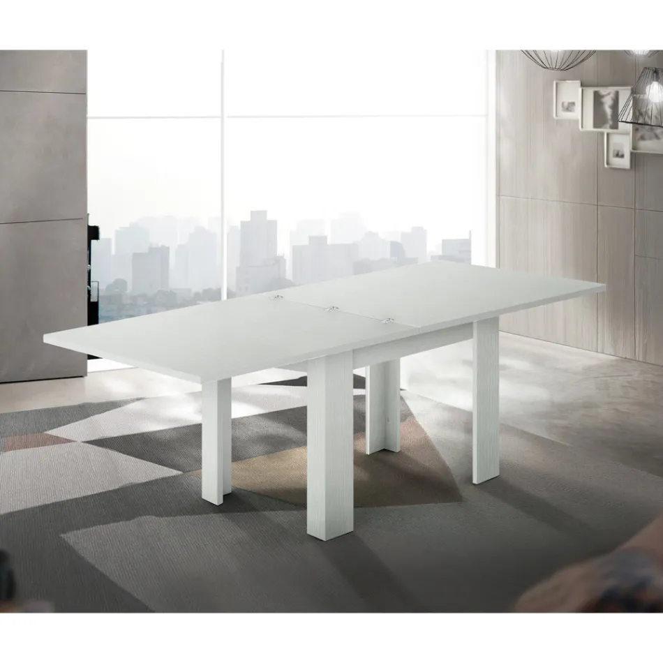 Tavolo Allungabile a 180 cm in Legno Sostenibile - Perro Viadurini