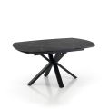 Tavolo Allungabile a 210 cm in Acciaio e Ceramica - Bavosa