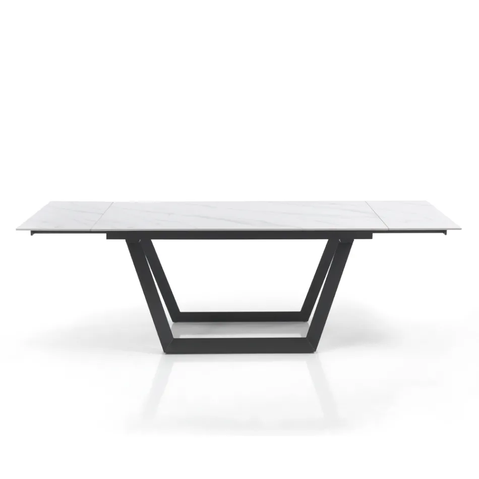 Tavolo Allungabile a 240 cm in Acciaio Grigio - Bonito Viadurini