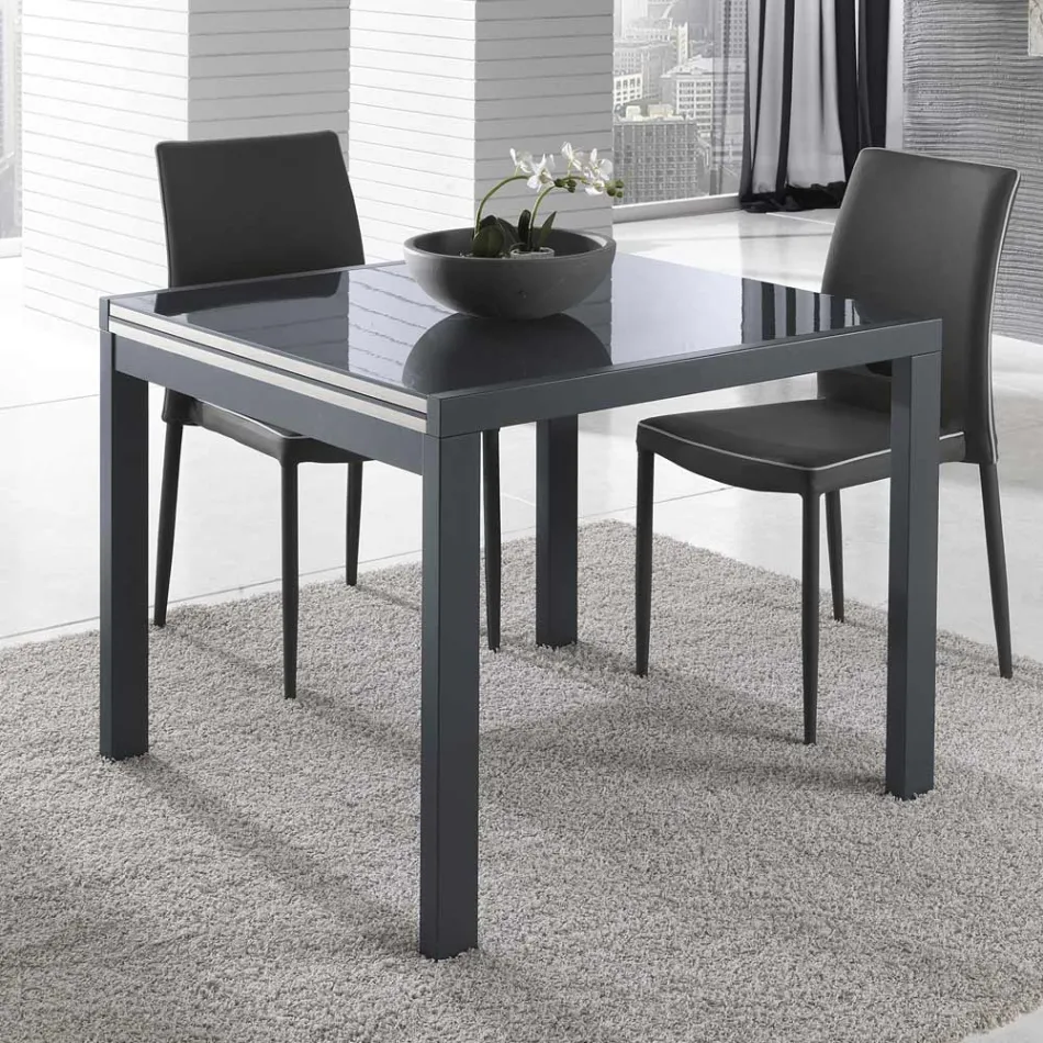 Tavolo Allungabile a 240 cm in Legno Laccato Design Made in Italy - Jacobs Viadurini