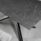 Tavolo Allungabile a 270 cm con Piano in HPL e Base in Alluminio - Cerca Viadurini