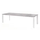 Tavolo Allungabile a 276 cm con in Alluminio Effetto Legno - Ovara Viadurini