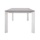 Tavolo Allungabile a 276 cm con in Alluminio Effetto Legno - Ovara Viadurini