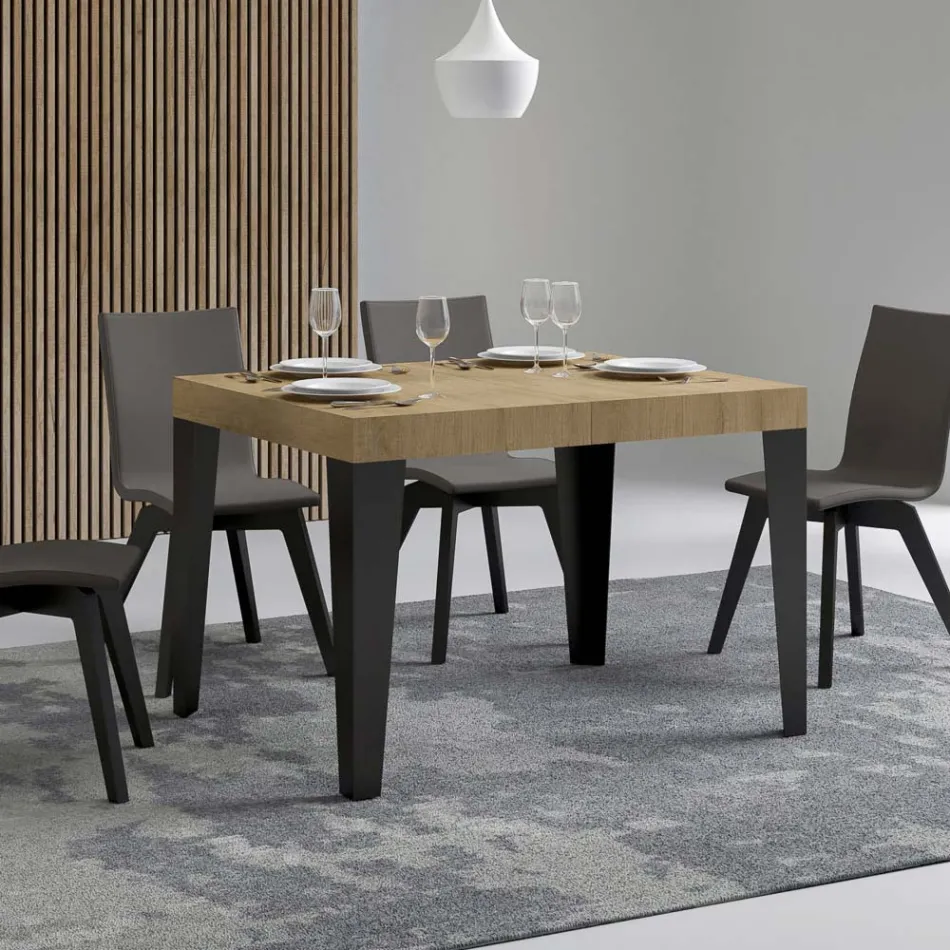 Tavolo Allungabile a 284 cm in Diverse Misure e Finiture Made in Italy - Spiaggia Viadurini