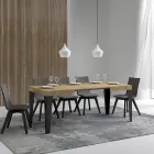 Tavolo Allungabile a 284 cm in Diverse Misure e Finiture Made in Italy - Spiaggia Viadurini