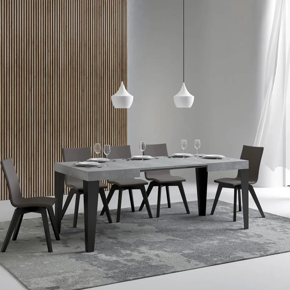 Tavolo Allungabile a 284 cm in Diverse Misure e Finiture Made in Italy - Spiaggia Viadurini