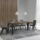 Tavolo Allungabile a 284 cm in Diverse Misure e Finiture Made in Italy - Spiaggia Viadurini