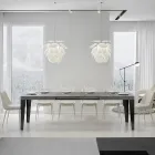 Tavolo Allungabile a 284 cm in Diverse Misure e Finiture Made in Italy - Spiaggia Viadurini