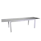 Tavolo Allungabile a 300 cm in Alluminio con Inserto in HPL - Righello Viadurini