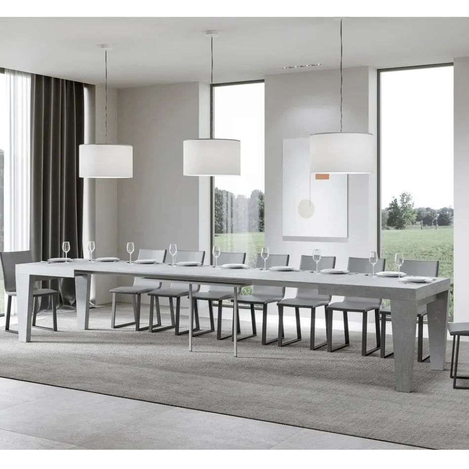 Tavolo Allungabile a 440 cm Disponibile in Diverse Finiture - Montagna Viadurini