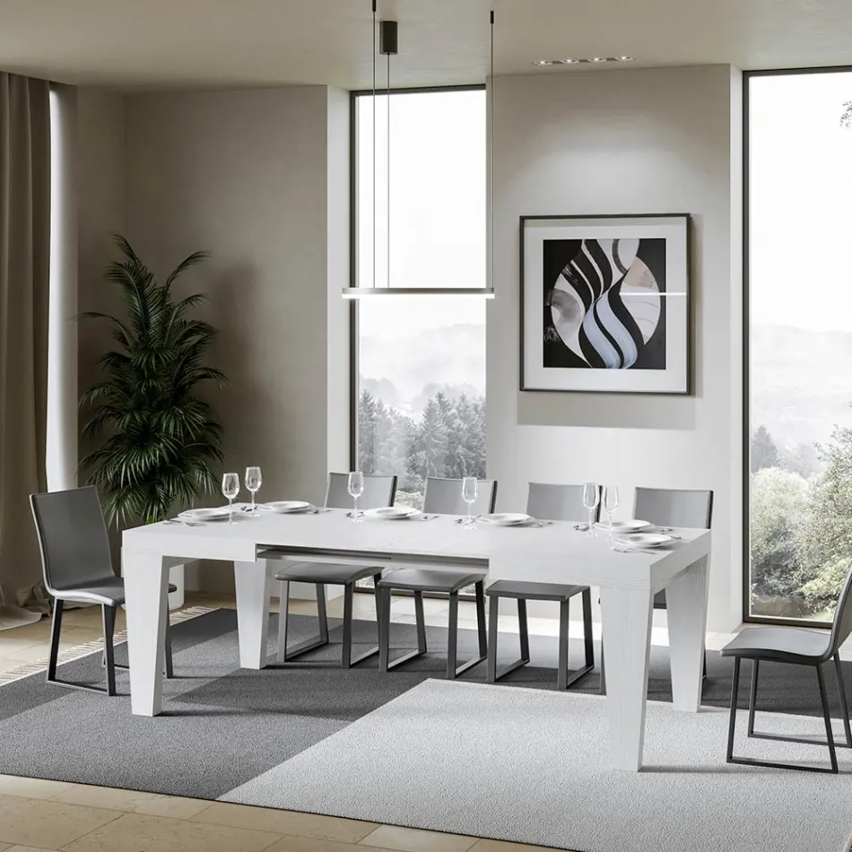 Tavolo Allungabile a 440 cm Disponibile in Diverse Finiture - Montagna Viadurini