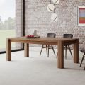 Tavolo Allungabile con Gambe e Piano Impiallacciati Made in Italy - Tash