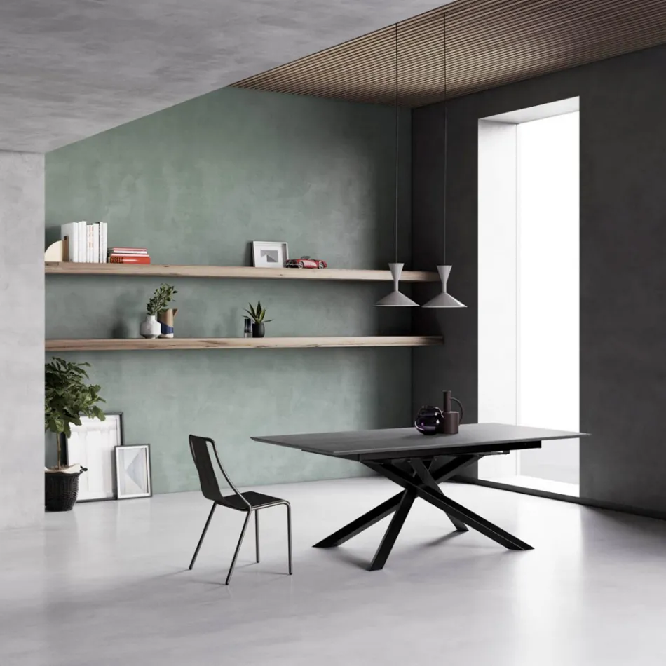 Tavolo Allungabile con Gambe S70 Made in Italy -Sagi Viadurini