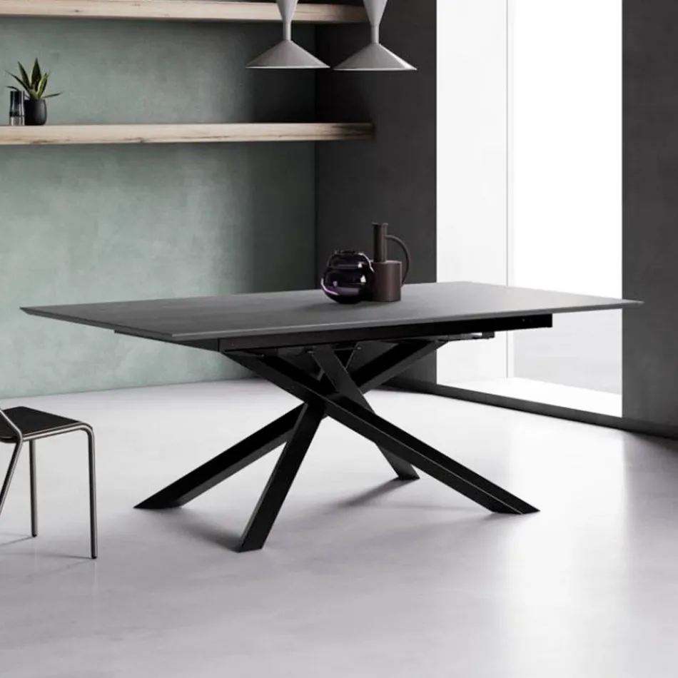 Tavolo Allungabile con Gambe S70 Made in Italy -Sagi Viadurini