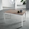 Tavolo Allungabile con Piano in Vetroceramica Fokos Terra - Anice