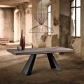 Tavolo Allungabile Moderno in Legno Rovere Made in Italy - Zerba
