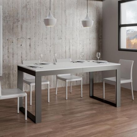 Tavolo Allungabile di Design Moderno in Legno Nobilitato - Badesi Viadurini