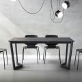 Tavolo Allungabile Fino 238 cm Metallo e Hpl Colorato Made in Italy - Pablito