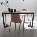 Tavolo Allungabile Fino 238 cm Metallo Moka e Hpl Made in Italy - Pablito