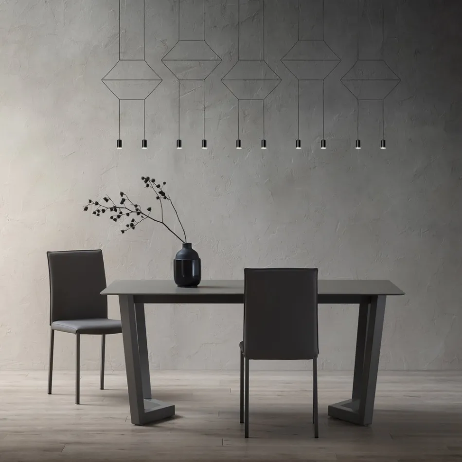Tavolo Allungabile Fino 300 cm in Fenix Stratificato Made in Italy - Bastiano Viadurini