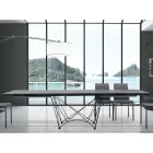 Tavolo Allungabile Fino 300 cm in Legno Impiallacciato Made in Italy – Ezzellino Viadurini