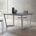 Tavolo Allungabile Fino 300 cm Piano Hpl Stratificato Made in Italy - Bastiano