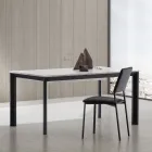 Tavolo Allungabile Fino 334 cm in Alluminio e Hpl Made in Italy - Filiberto Viadurini