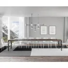 Tavolo Allungabile Fino 4 mt in Legno Nobilitato e Ferro Made in Italy – Marella Viadurini