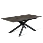 Tavolo Allungabile fino a 190 cm in Metallo e Piano in Melaminico - Lavanda Viadurini