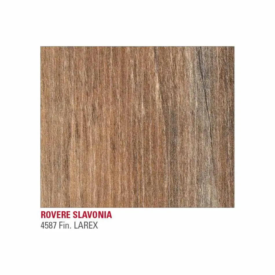 Tavolo Allungabile Fino a 222 cm in Hpl Effetto Legno Made in Italy - Vulcano Viadurini