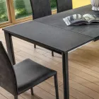 Tavolo Allungabile Fino a 240 cm con Piano in Laminam Made in Italy - Maltese Viadurini