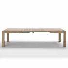 Tavolo allungabile fino a 300 cm design moderno in melaminico Oky Viadurini