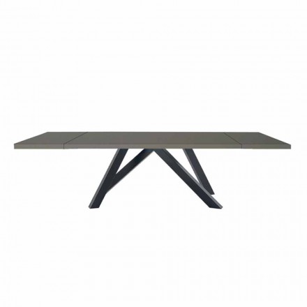 Tavolo Allungabile Fino a 300 cm in Fenix e Acciaio Made in Italy - Settimmio Viadurini