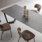 Tavolo Allungabile Fino a 300 cm in Hpl Stratificato Made in Italy - Bastiano Viadurini