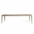 Tavolo allungabile in legno noce grigio naturale design moderno Matis Viadurini