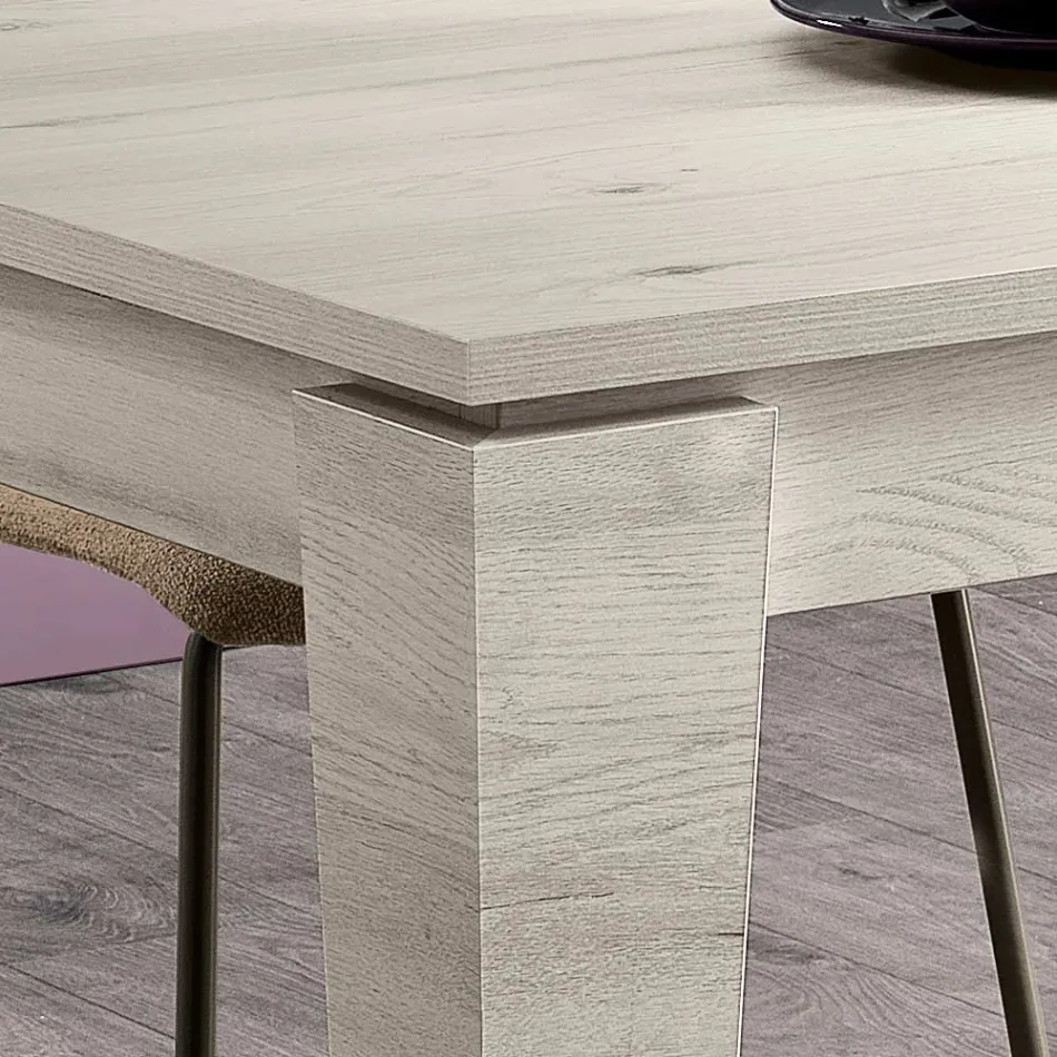 Tavolo Allungabile in Melaminico di Diverse Finiture Made in Italy - Lily Viadurini