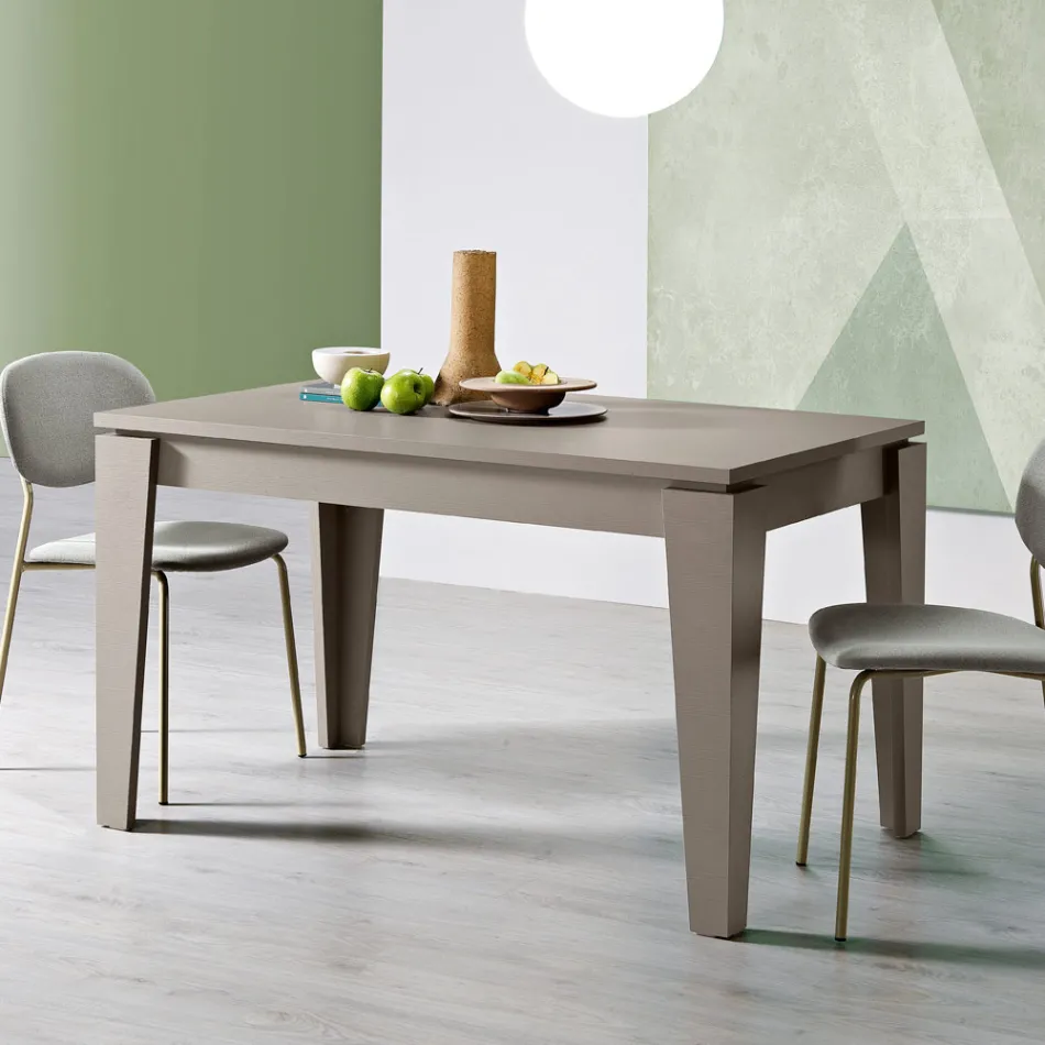 Tavolo Allungabile in Melaminico di Diverse Finiture Made in Italy - Lily Viadurini