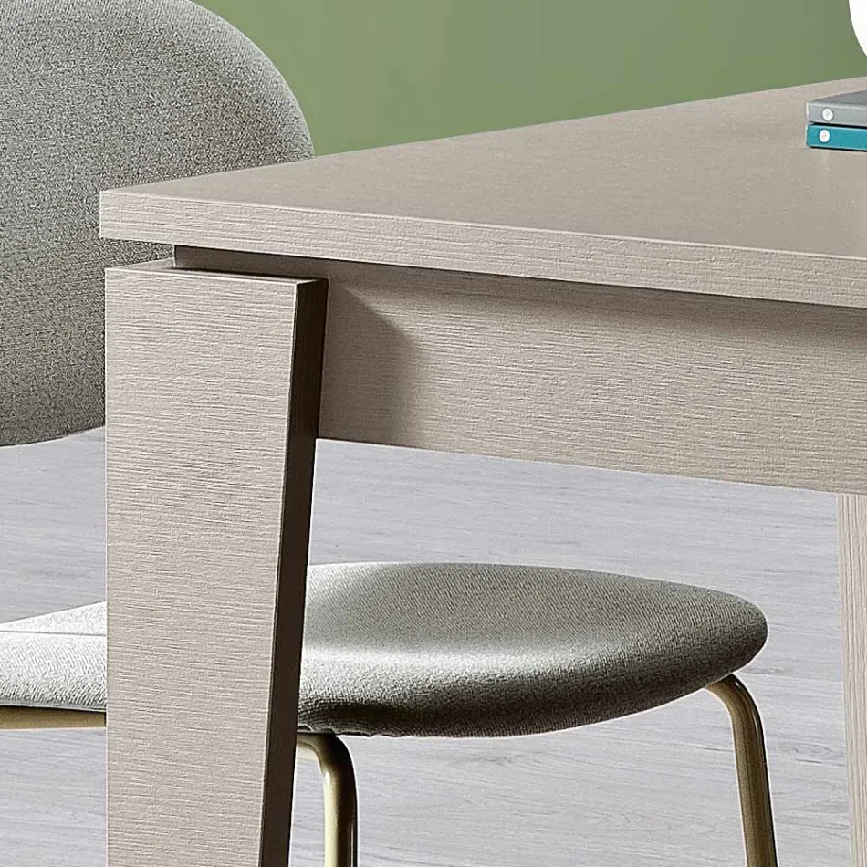 Tavolo Allungabile in Melaminico di Diverse Finiture Made in Italy - Lily Viadurini