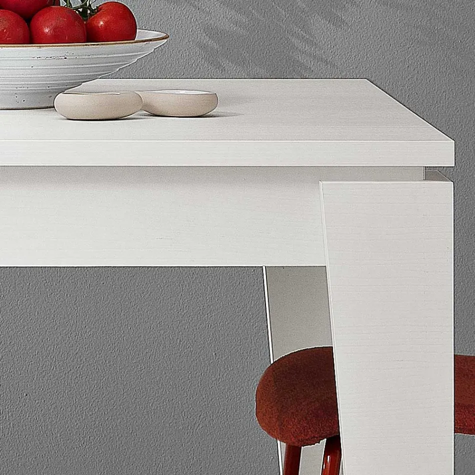 Tavolo Allungabile in Melaminico di Diverse Finiture Made in Italy - Lily Viadurini