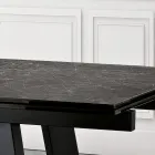 Tavolo Allungabile in Vetroceramica di 3 Diverse Finiture Made in Italy - Tecna Viadurini