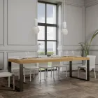 Tavolo Allungabile Moderno in Legno Nobilitato Fatto in Italia - Badesi Viadurini