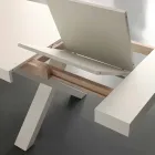 Tavolo allungabile moderno in nobilitato e Mdf Denver  Viadurini