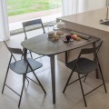 Tavolo Pranzo Allungabile fino a 170 cm in Legno Impiallacciato - Nutello