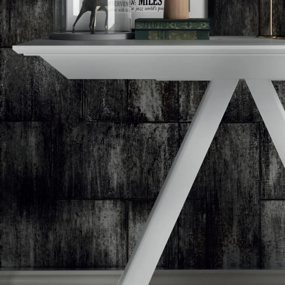 Tavolo Consolle Allungabile fino a 325 cm in Laminato Made in Italy – Dalmata Viadurini